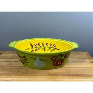 Temp-tations by Tara "Cucina" ceramic casserole or baking dish 3.5 QT